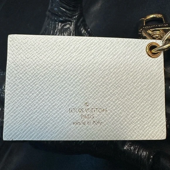 LOUIS VUITTON Petite Malle Bag Charm & Key Holder EUC​